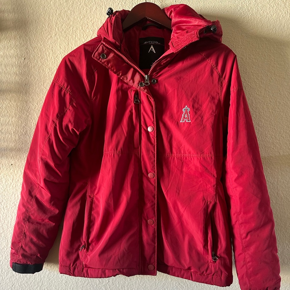 ANGELS BASEBALL ANTIGUA  insulated cold weather jacket size S